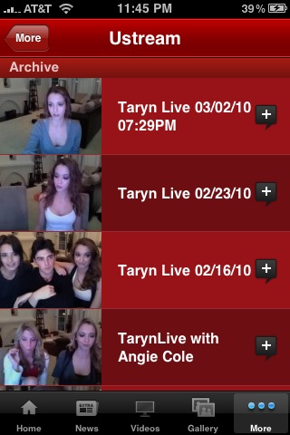 TarynSouthern Ustream