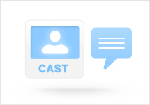 Feature cast members individually with links to their online profiles. Fans can find out more about them and leave comments and messages about each character.